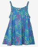 Ed-a-Mamma Sleeveless Leaves Printed Top - Multi Colour