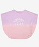 Ed-a-Mamma Cotton Half Sleeves Typography Printed Top - Purple & Violet