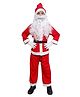 Itsmycostume Christmas Theme Santa Claus Dress Set - Red & White