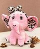 Shritoys baby elephant with bow  plush Toy for Kids | Washable, pink Color (Pack of 1) Height 35 cm