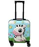 Zikku Kids Travel Trolley Bag, Hard Polycarbonate Case, Light Weight, 360 Degree Wheeling System, Suitcase for Kids  - Zebra