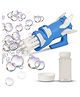 BAYBEE Electric Gatling Bubble Machine Gun Toys For Kids, Toy Bubble Gun With 8 Holes, Bubble Solution Liquid, Dipping Tray, Indoor Outdoor Gun Toys For Kids