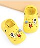 Cute Walk by Babyhug Back Strap Closure Clogs with Spaceship Applique - Yellow