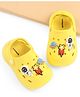 Cute Walk by Babyhug Back Strap Closure Clogs with Spaceship Applique - Yellow