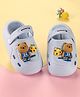 Cute Walk by Babyhug Clogs with Backstrap Bear Applique - Blue