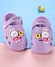 Cute Walk by Babyhug Clogs with Backstrap Bunny Applique - Purple