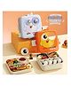 YAMAMA Insulated Lunch Box Chickie Chick Double Layer Lunch Box Six Compartment Insulated Stainless Steel Lunch Box Portable Lunch Box 1120ml - (Pack of 1 - Color May Vary)