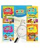 MAJESTIC BOOK CLUB Kid's Reusable and Tracing Magical Writing Practice Copybook of English, Numbers, Drawing and Maths - Set of 4,Multicolor