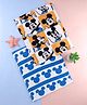 Babyhug Disney Terry Woven Mickey Mouse Digital Printed Towel L 33.02 X B 25.4 cm - Navy Blue