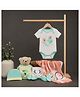 Tiny Lane  Bamboo Cotton Krescent Koala Gift Set for Infants  Pack of 7  Multicolor