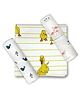 Tiny Lane Duck, Flamingo & Bird Baby Swaddle Wrap  Pack of 3  Multicolor