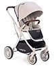 Babyhug Premium Stroller with Reversible Seat and Aluminium Frame - Grey