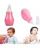 BabyGo Baby Nose Cleaner/Nasal Vacuum Sucker Mucus Snot Aspirator for Babies (Pink)