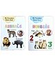 Preschool Animal and Numbers Easy Learning Educational Board Books for Kids- Set of 2