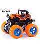 Vinmot Unbreakable Friction Powered Mini Monster 4 Wheel Push Toys- Any 1 Pcs