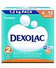 Dexolac Infant Formula Baby Milk Powder 1.2 kg - Stage 2 (6 - 12 Months)