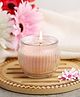Iris Homefragrances Ribbed Jar candle- 110g - Fragrance Peach Pomogranate (Set of 2)