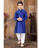 Pehanaava Full Sleeves Solid Kurta & Pyjama Set - Royal Blue