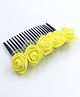 Aabacus Rose Detailed Hair Pin - Yellow
