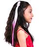 Aabacus Unicorn Detailed Hair Clip With Tail - Pink
