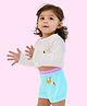 SuperBottoms Bamboo Bunny Printed Super Soft Bloomer - Blue