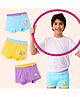 SuperBottoms Pack of 3 Bamboo Space Theme Printed Super Soft Boxers - Blue Purple & Blue