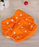 Sparkle Joy Washable & Reusable Cloth Diaper Pocket Without Inserts - Orange