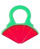 Sparkle Joy Non-Toxic Food-Grade Silicone Baby Teether BPA-Free for Pain-Relief Easy Teething Watermelon - Red