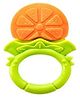 Sparkle Joy Non Toxic Food Grade Silicone Strawberry Baby Teether - Orange