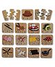 Toys Universe Wooden Spelling learning Puzzle Game | Wooden Educational 3 piece jigsaw Puzzle for Kids | Learning Wooden Toys for kids (3 piece puzzle set of 15)