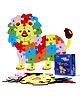 Toys Universe A to Z Lion Wooden Jigsaw Puzzle for Kids - Includes 26 Capital Alphabet Letter Pieces - Improve Fine Motor Skills, Problem Solving Ability