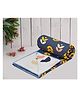 RRC Super Soft Microfiber Cotton Reversible Dohar For Double  Bed -Dark Blue
