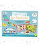 Hook n Loop Fun Activity Box | Velcro Books | Montessori Activity | Busy Book | for 2+ Years Kids - Discover the World of Food We Eat through Interactive Play
