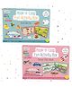 Hook Loop Fun Activity Box Set of 2 [things that move, food we eat]