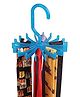 THE QURK BOX 360 DEGREE ROTATING TIE HANGER   BLUE