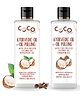 Combo of 2 Ayurvedic Virgin Coconut Oils for Oil Pulling, Benefits of Peppermint & Clove, Cinnamon for strong teeth, 100ml (2*50ml)