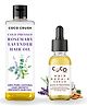 Coco Crush Combo of Lavender Rosemary Hair Oil, 200ml & Ayurvedic Hair Repair Leave-In Serum, 15ml, 100% Natural | Pack of 2, 215ml (200ml+15ml)