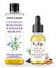 Coco Crush Combo of 100% Natural Lavender Rosemary Hair Oil, 50ml & Ayurvedic Hair Growth Serum, 15ml | Pack of 2, 65ml