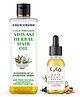 Coco Crush Combo of 100% Natural Adivasi Herbal Hair Oil, 50ml & Ayurvedic Hair Growth Serum, 15ml | Pack of 2, 65ml