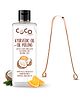 COCO Crush Ayurvedic Coconut Orange Oil for Oil Pulling, 50ml & Copper Tongue Cleaner, 1pc