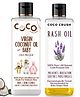 Coco Crush Rash Oil & Virgin Coconut Massage Oil for Baby | Pack of 2 - 50ml each (100ml)