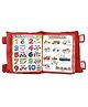 ARCADE TOYS Learning Pillow Cum Cloth Book for Kids - Red