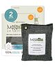 Moso Natural Odor Eliminator Chemical Free Unscented Premium Moso Bamboo Charcoal Air Purifying Bag 200g Pack of 2 - Charcoal
