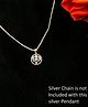 Taarose by Osasbazaar 925 Sterling Silver Khanda Pendant - 92.5% Pure BIS Hallmarked