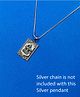 Taarose by Osasbazaar 925 Sterling Silver Hanuman ji Rectangle CZ Pendant - 92.5% Pure BIS Hallmarked
