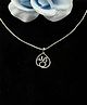 Taarose by Osasbazaar 925 Sterling Silver Allah CZ Pendant and Chain - 92.5% Pure BIS Hallmarked
