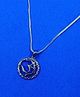 Taarose by Osasbazaar 925 Sterling Silver Om Pendant and 20 inch Chain in Nakashi Ring - 92.5% Pure BIS Hallmarked