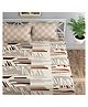 Florida 180 TC Cotton Bedsheet Double Bedsheet with 2 Pillow Covers (228 X 245 cm) - Beige