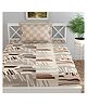 Florida 180 TC Cotton Single Bedsheet with 1 Pillow Cover (155 X 228 cm) - Beige
