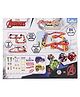 Toysire Cars with Tracks Bridges Avengers Theme for Kids Boys and Girls Set